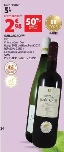 Auchan Supermarché Gaillac aop offre