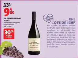 Auchan Supermarché Bel - pic saint loup aop 2024 offre