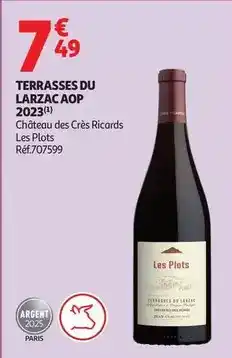 Auchan Supermarché Terrasses du larzac aop 2023 offre