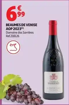 Auchan Supermarché Beaumes de venise aop 2023 offre