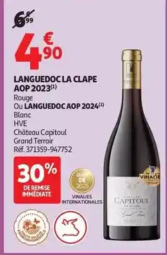 Auchan Supermarché Château capitoul - languedoc la clape aop 2023 offre