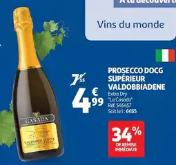 Auchan Supermarché La casada - prosecco docg supérieur valdobbiadene offre