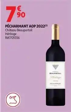 Auchan Supermarché Heritage - pecharmant aop 2022 offre