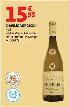 Auchan Supermarché Chablis aop 2023 offre