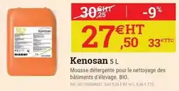 Espace emeraude Mousse détergente pour le nettoyage des bâtiments d'élevage. bio offre