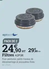 Espace emeraude Filtres a2p3r offre