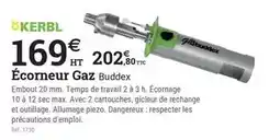 Espace emeraude Écorneur gaz budeix offre