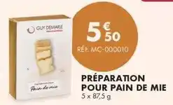 Guy Demarle Préparation pour pain de mie offre