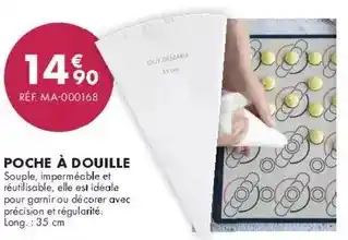 Guy Demarle Poche à douille offre