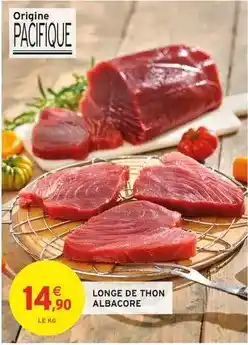 Intermarché Longe de thon albacore offre
