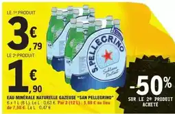 E.Leclerc San pellegrino - eau minérale naturelle gazeuse offre