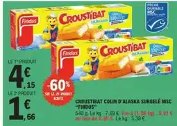 E.Leclerc Findus - croustibat colin d'alaska surgele msc offre