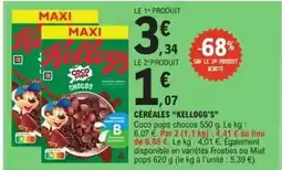 E.Leclerc Kellogg's - céréales offre