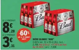 E.Leclerc King - bière blonde bud offre