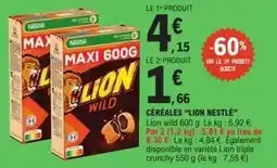 E.Leclerc Nestlé - céréales lion offre