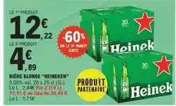 E.Leclerc Heineken - bière blonde offre
