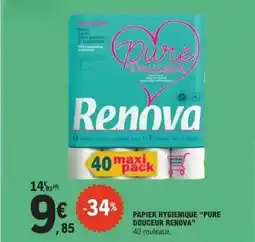 E.Leclerc Renova - papier hygienique pure douceur offre