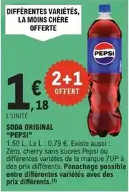 E.Leclerc Pepsi - soda original offre