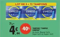 E.Leclerc Tampax - tampons offre