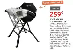 Rural Master Scie à bûches électrique st405c offre