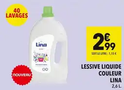 Supeco Lessive liquide couleur lina offre