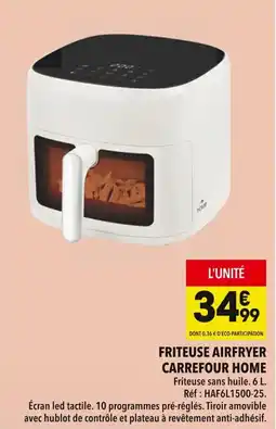 Supeco Friteuse airfryer carrefour home offre