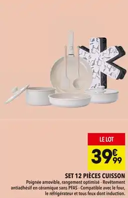 Supeco Set 12 pièces cuisson offre