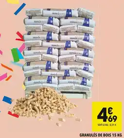 Supeco Granules de bois offre