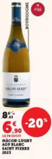 Super U Macon-lugnt aop blanc saint pierre offre