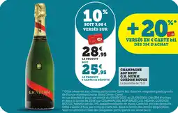 Maximarché Champagne aop brut g.h. mumm cordon rouge offre