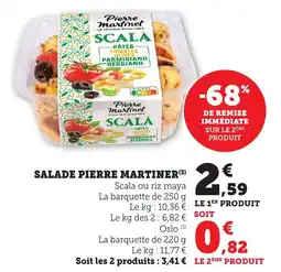 Maximarché Salade pierre martiner offre
