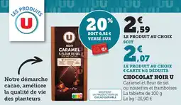 Maximarché Chocolat noir u offre