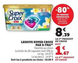 Maximarché Lessive super croix par x-tra offre