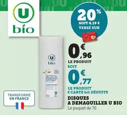 Maximarché Disques a demaquiller u bio offre