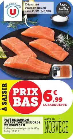 Maximarché Pavé de saumon atlantique des fjords de norvege u offre