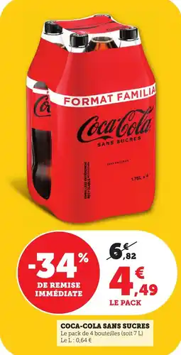 Maximarché Coca-cola sans sucres offre