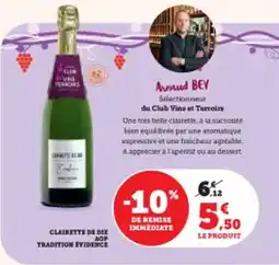 Super U Clairette de die aop tradition evidence offre