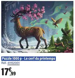 JouéClub Puzzle 1000 p le cerf du printemps offre