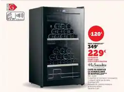 Super U Cave de service la sommeliere 39 bouteilles offre
