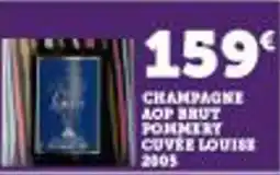 Super U Champagne aop brut formery cuvre louise 2005 offre