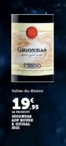 Super U Gigondas aop rouge eguigal 2025 offre