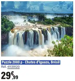 JouéClub Puzzle 2000 chutes d'iguazu brésil offre