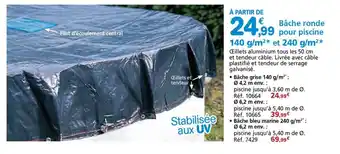 Provence Outillage Bâche bleu marine offre