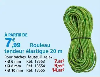 Provence Outillage Rouleau tendeur élastique 20 m offre