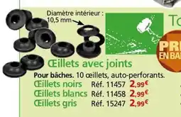 Provence Outillage Cillets avec joints offre