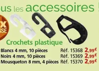 Provence Outillage Crochets plastique offre