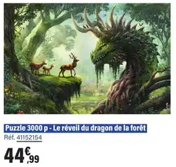 JouéClub Puzzle 3000 p le réveil du dragon de la forêt offre