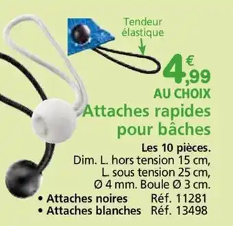 Provence Outillage Attaches rapides pour bâches offre