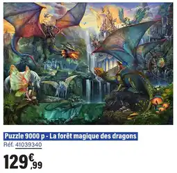 JouéClub Puzzle 9000 p la forêt magique des dragons offre