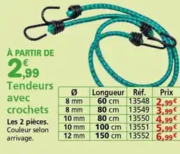 Provence Outillage Tendeurs avec crochets offre